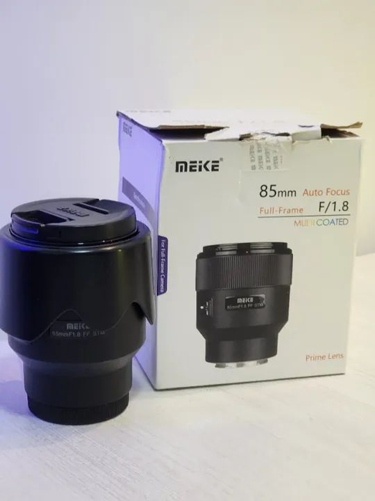 Lente Meike 85mm F1.8 Auto Focus Stm Full Frame Para Sony