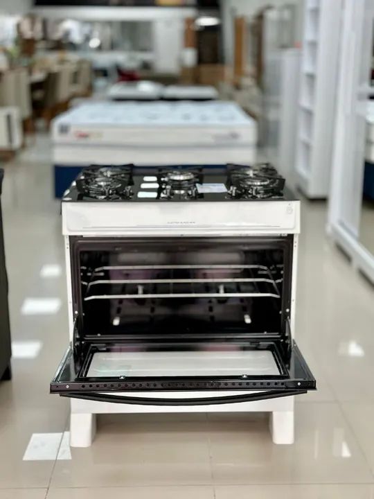 Fogão 5 bocas Itatiaia mesa de vidro.  - Foto 3