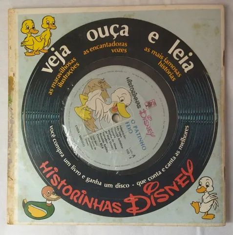 2 Livros Histórinhas Disney com disco Vinil - Foto 4