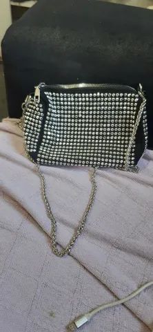 Bolsa strass brilho - Foto 2