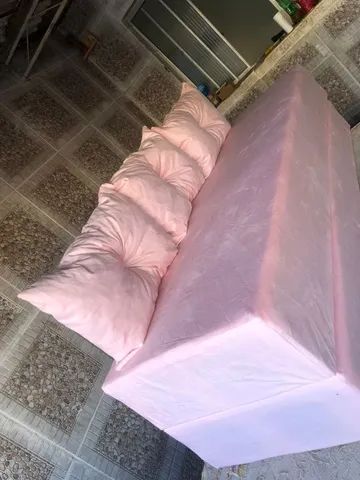 Sofa/Cama 3 almofadas  preço de fábrica  - Foto 4