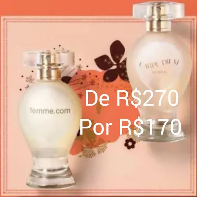 Desodorante Colônia Femme.com o Boticário