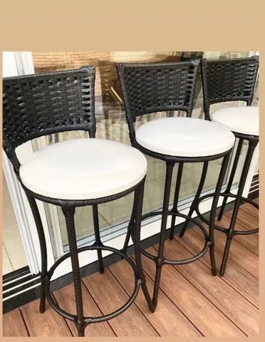 Banquetas em fibra sintética 280 cada - Foto 2