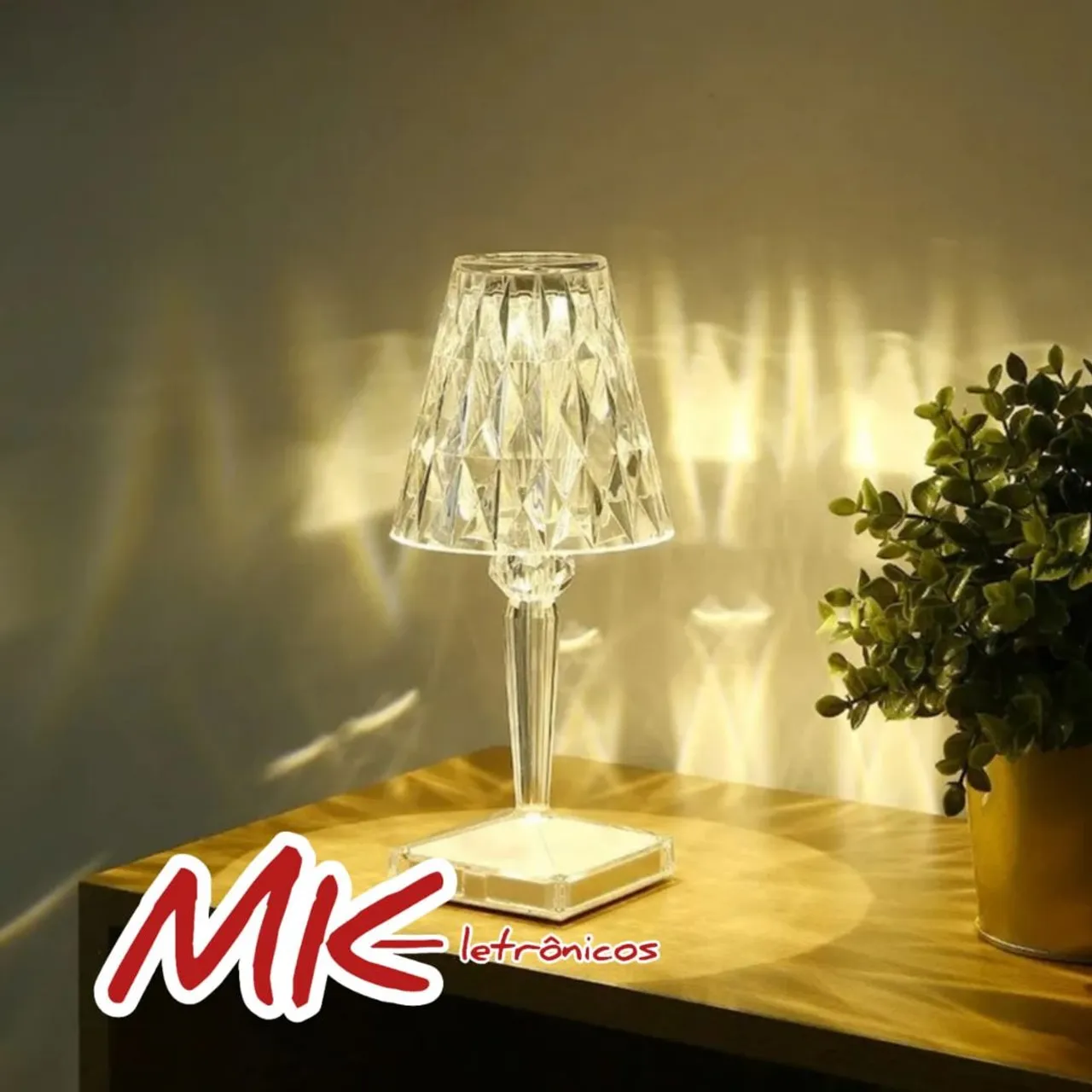 Abajur Acrílico de Led