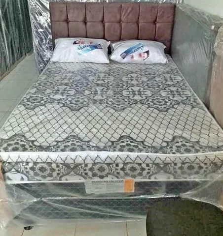 CAMA BOX NOVA LUXO COM PILLOW  