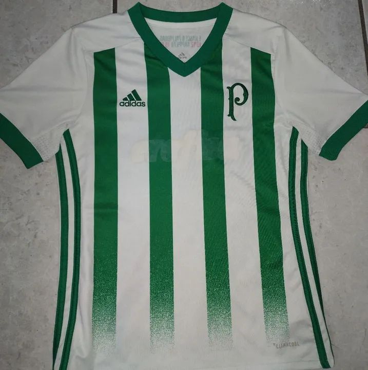 Camiseta Original Oficial do Palmeiras Adidas infantil- Climacool -P 2-5 ano 2017