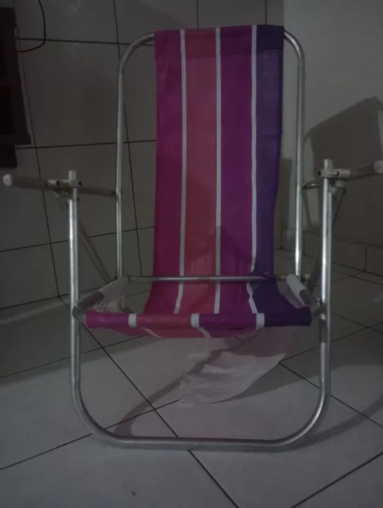 Cadeira de praia dobrável - Foto 2