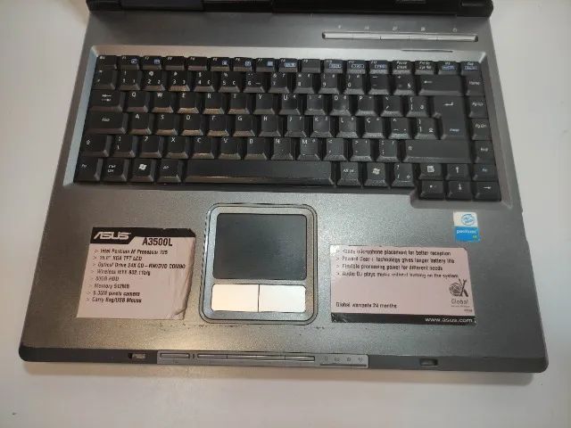 *Defeito Leia*Notebook Asus A3500l Antigo (Usado - Foto 2