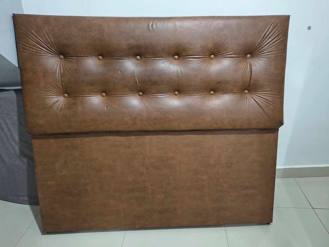 Leather Double Bed Headboard
