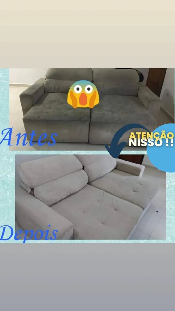 Limpeza de sofá