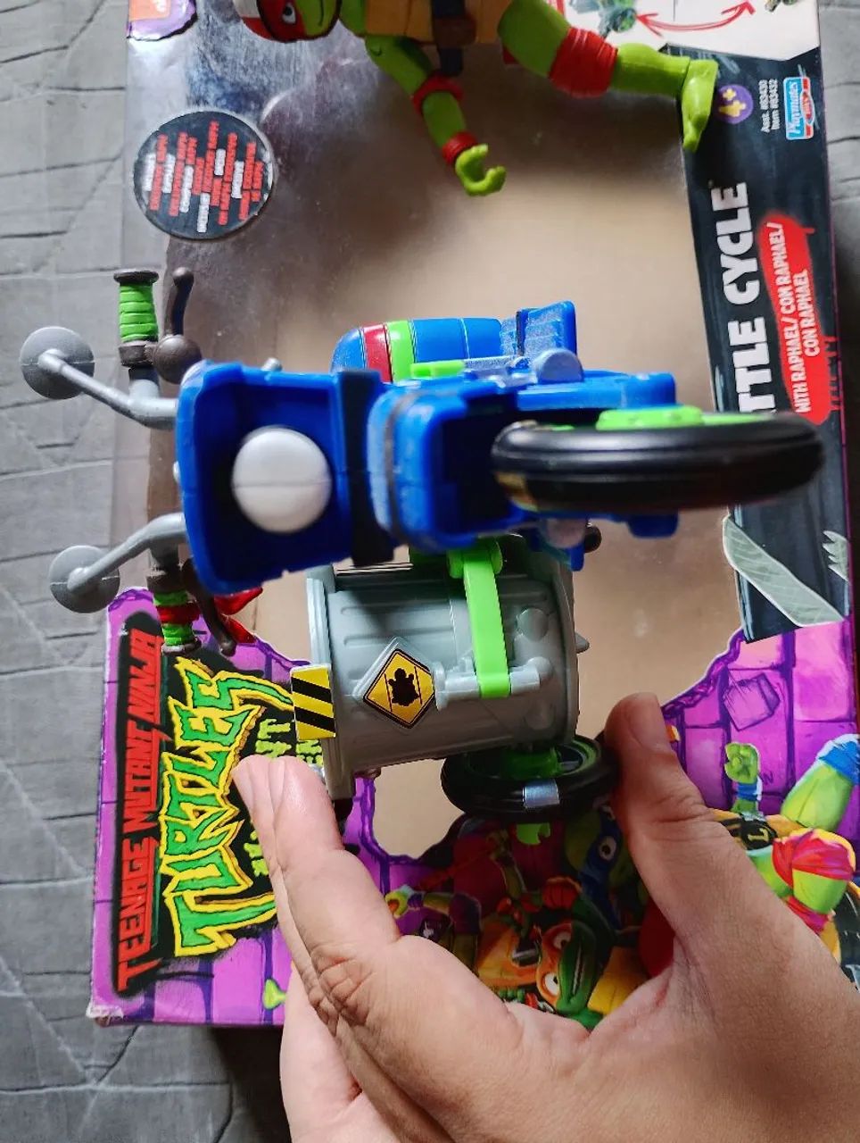 Tartarugas Ninja - Raphael e Motocicleta - Foto 3