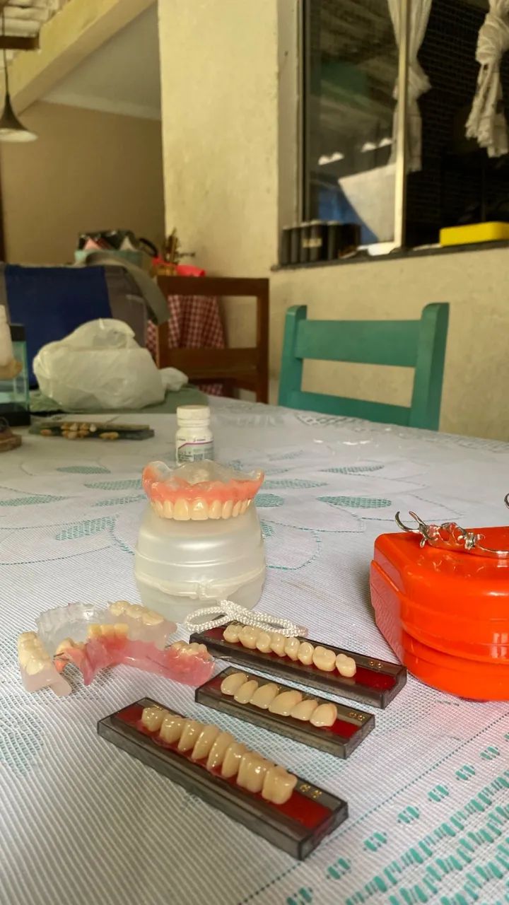 Dentadura ponte móvel roach flexit