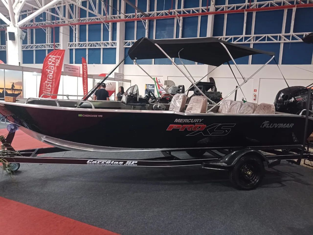 Lancha Fluvimar Cherokee 19.5 + motor 150hp Proxs  - Foto 9