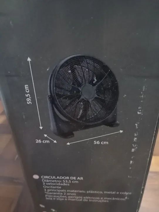 Ventilador de Mesa - na caixa novo  - Foto 3