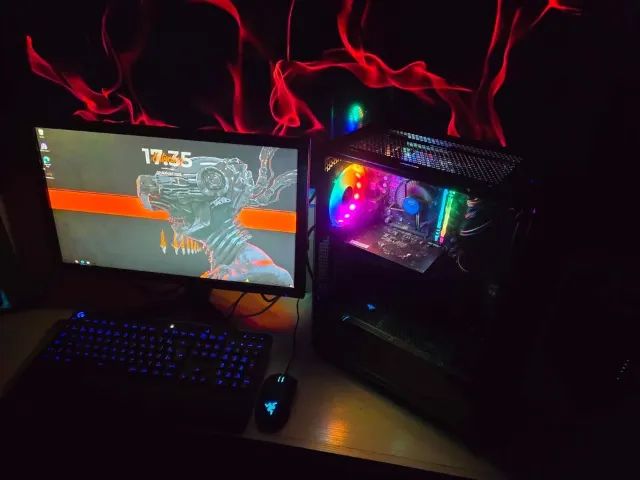 Pc gamer - i5 de 10th - GTX 1650 - Mouse Razer e Teclado Logitech GamePro - Foto 2