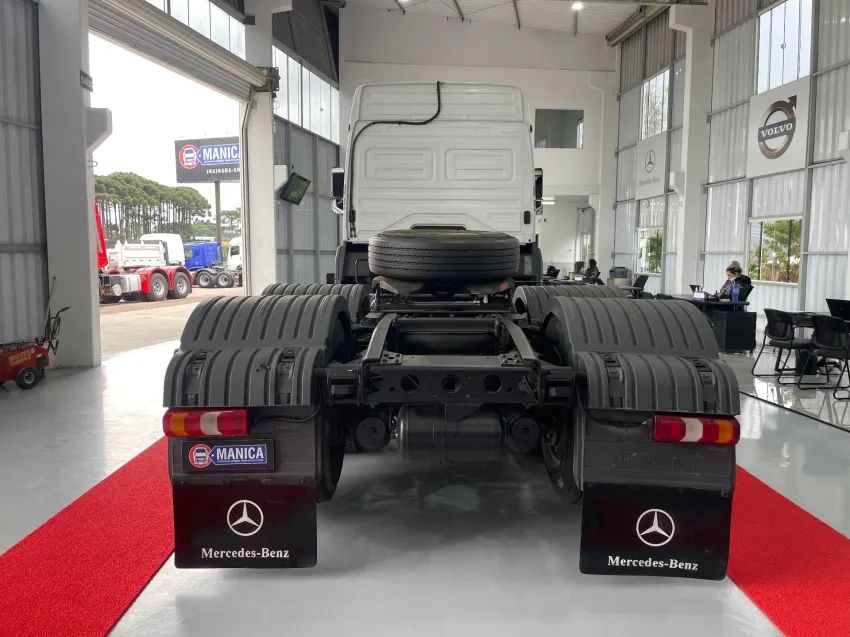 MB AXOR 2544 6X2 ANO 22 MERCEDES BRNZ SUSP MOLA - Foto 5