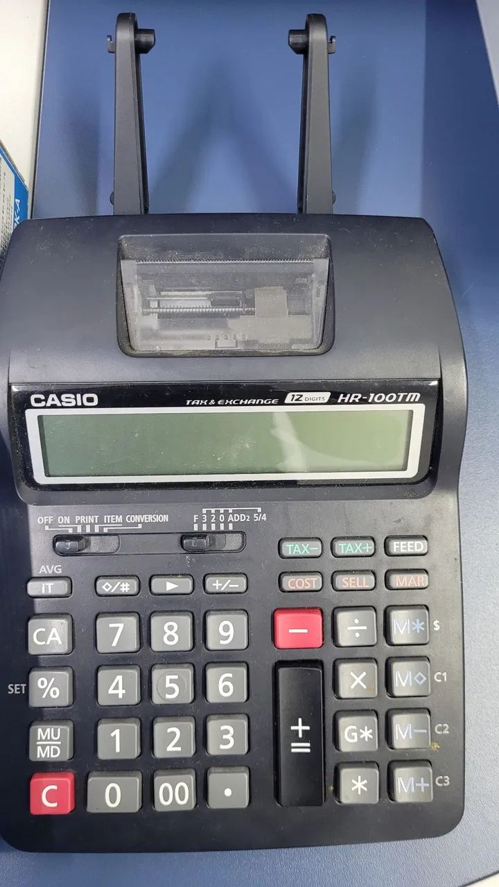 Calculadora com Impressora Casio + 30 Bobinas c/30 Bobinas - Foto 3
