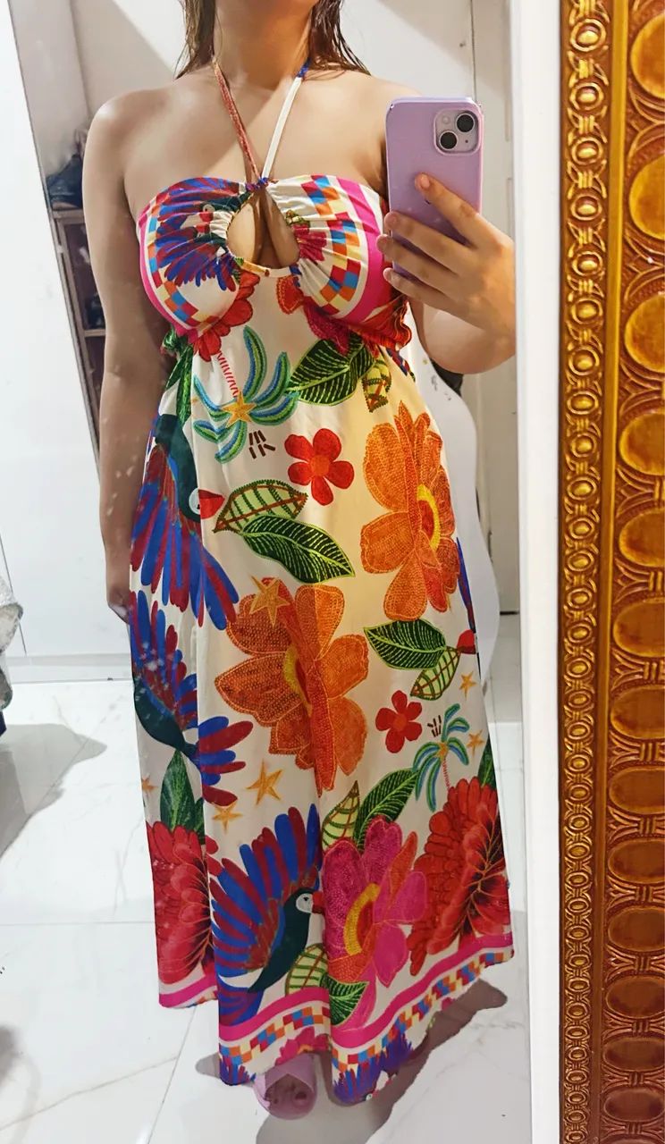 Vestido colorido