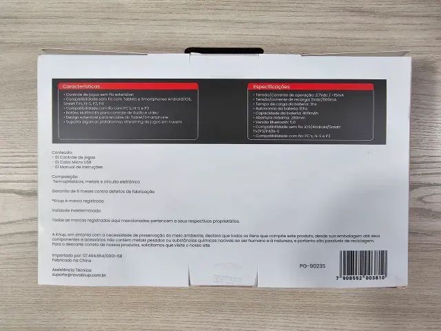 Controle Gamer Para Celular com Bluetooth 5.0 para PC, Celular, Tablet, e Smart TV - Foto 2