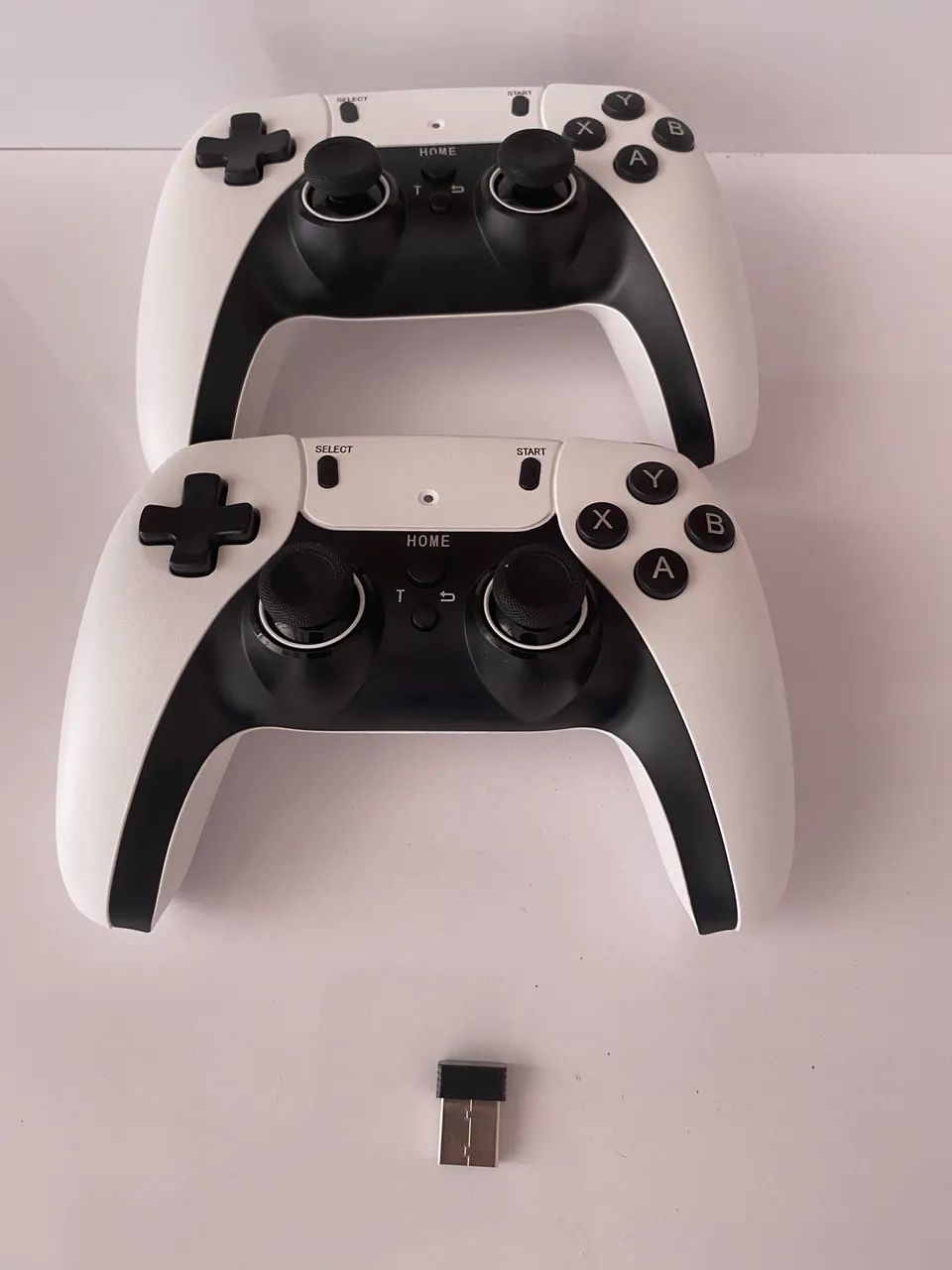 2 controle sem fio a pilha compatível com game stick, pc e notebook 
