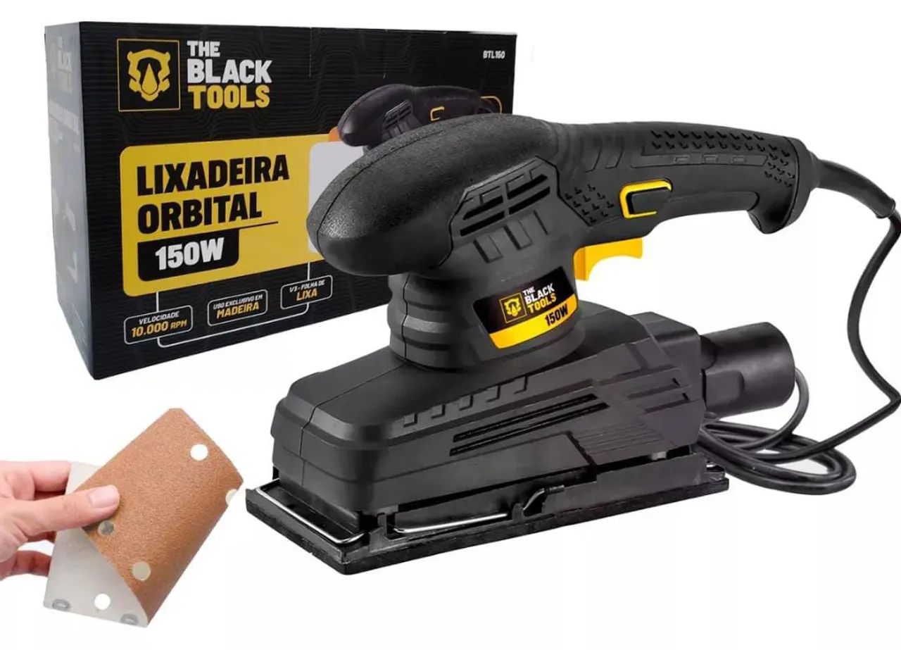 Lixadeira Orbital Black Tools 150W 127v