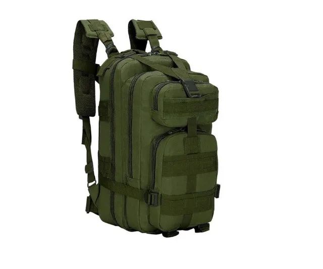 Mochila Tática Militar Assault 30L Verde + Brinde - Foto 2