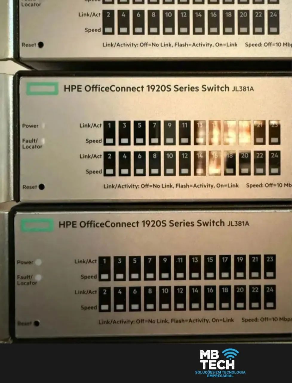 Switch HPE 1920S 24G 2SFP (Novo com garantia LifeTime) - Foto 2