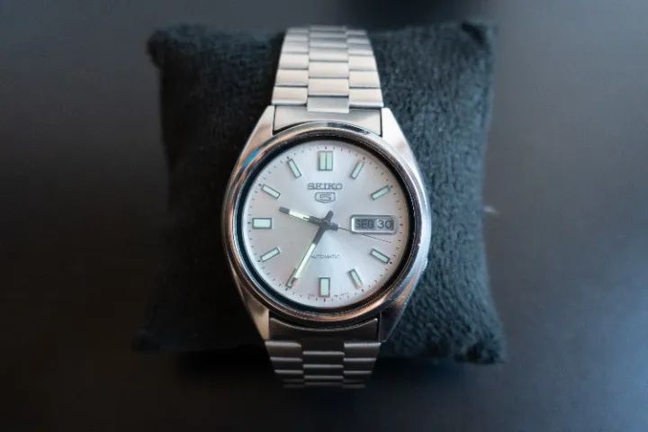 Relógio automático Seiko 5 Vintage * F 1990 seminovo