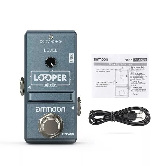 Pedal de Efeito nano Loop Ammoon Grava 10 Minutos (novo) Whts *  - Foto 4