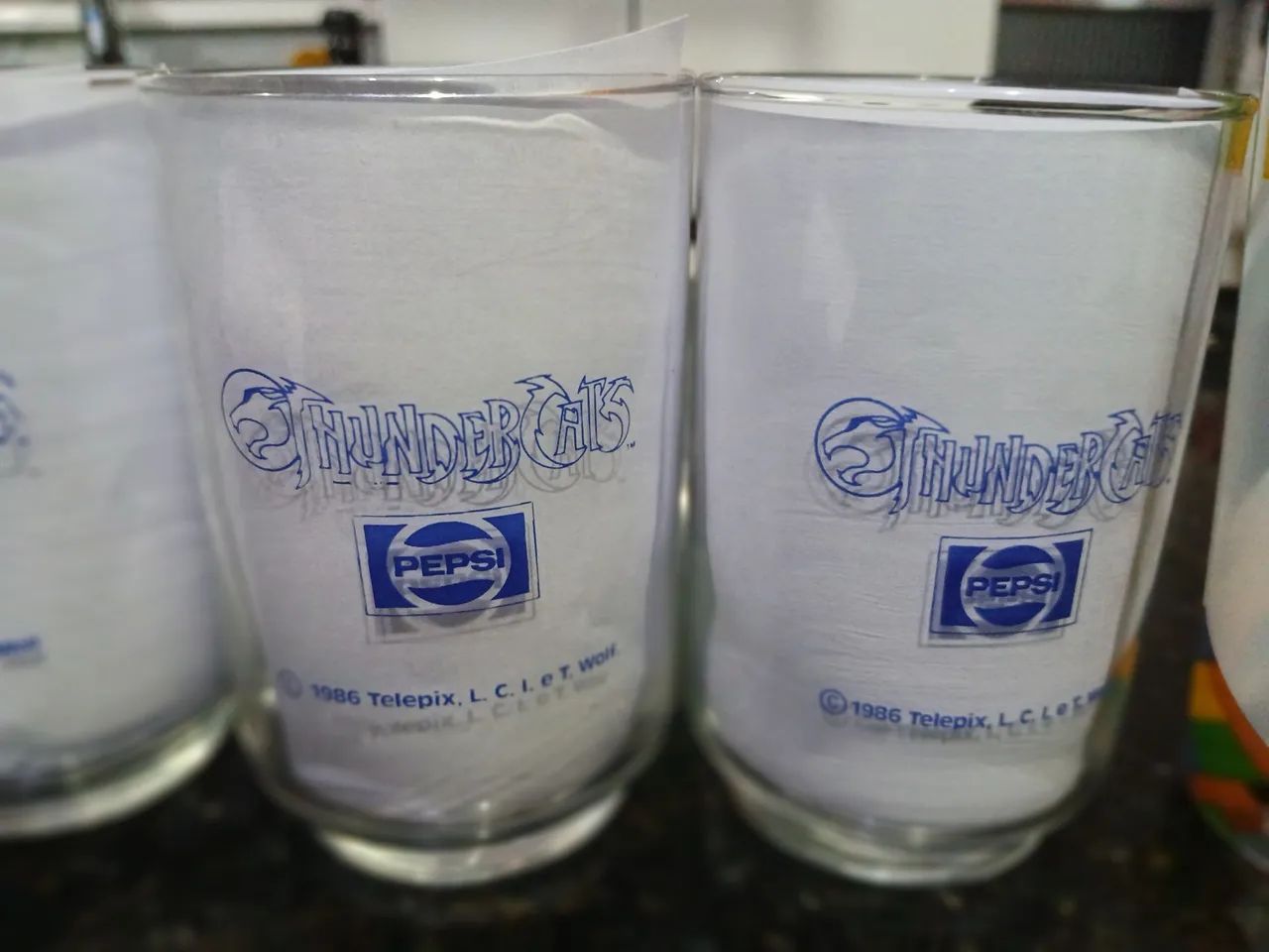 Copos de vidro Pepsi Thundercats 1986 - Foto 3