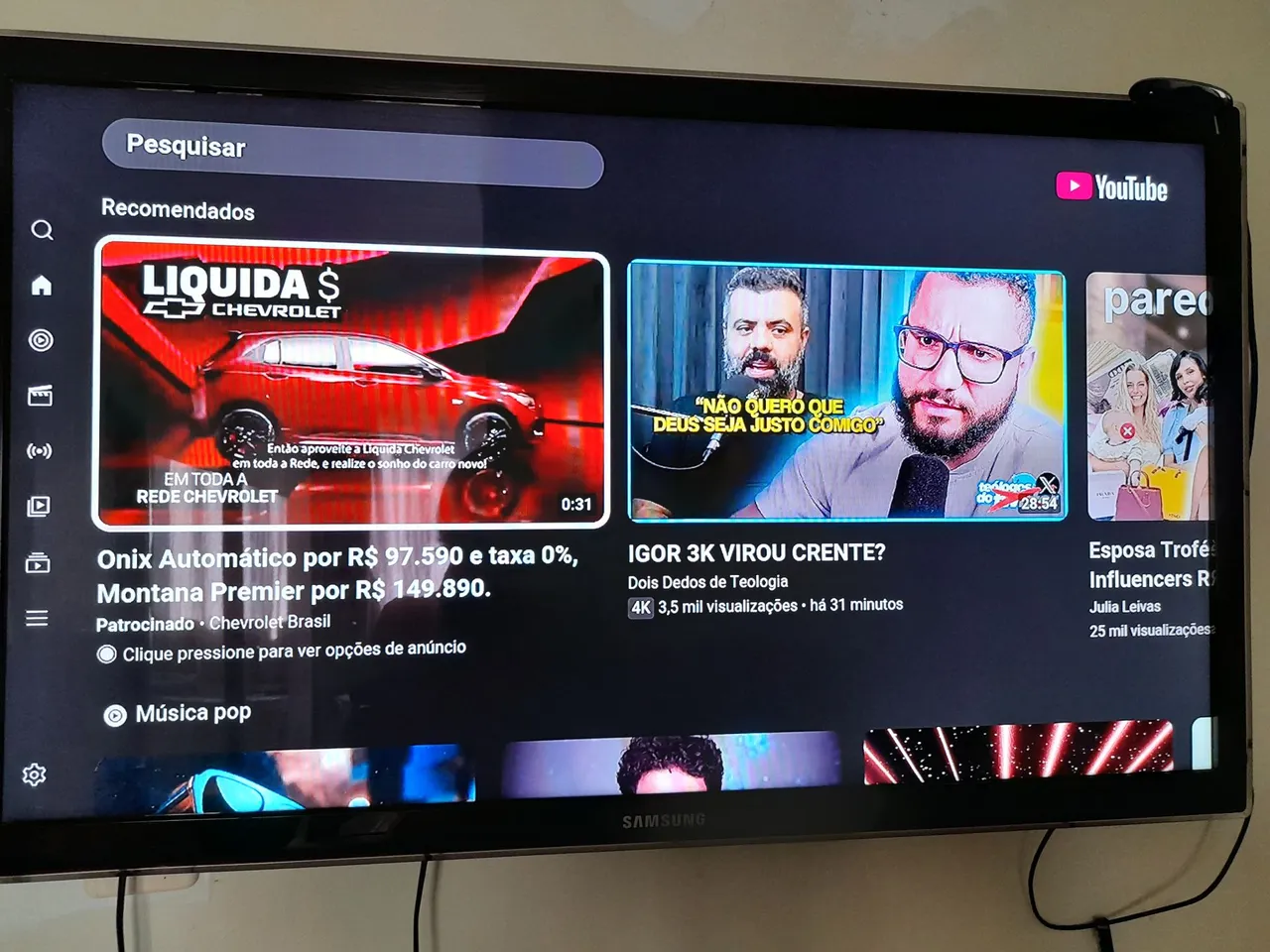 TV Samsung 40 polegadas
