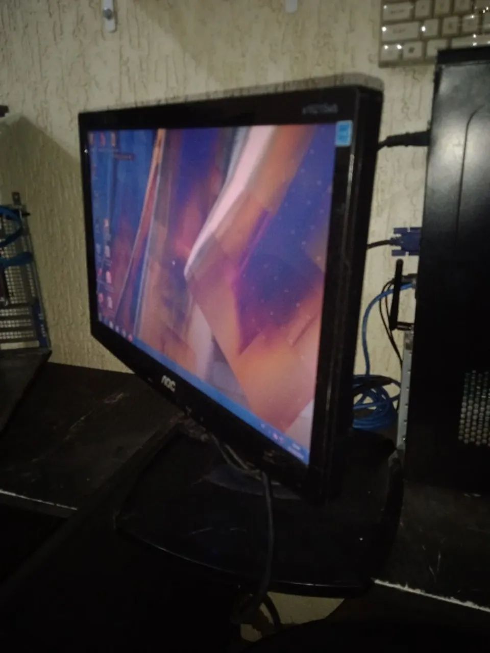 Monitor AOC led 17 polegadas completo 65126765192706121