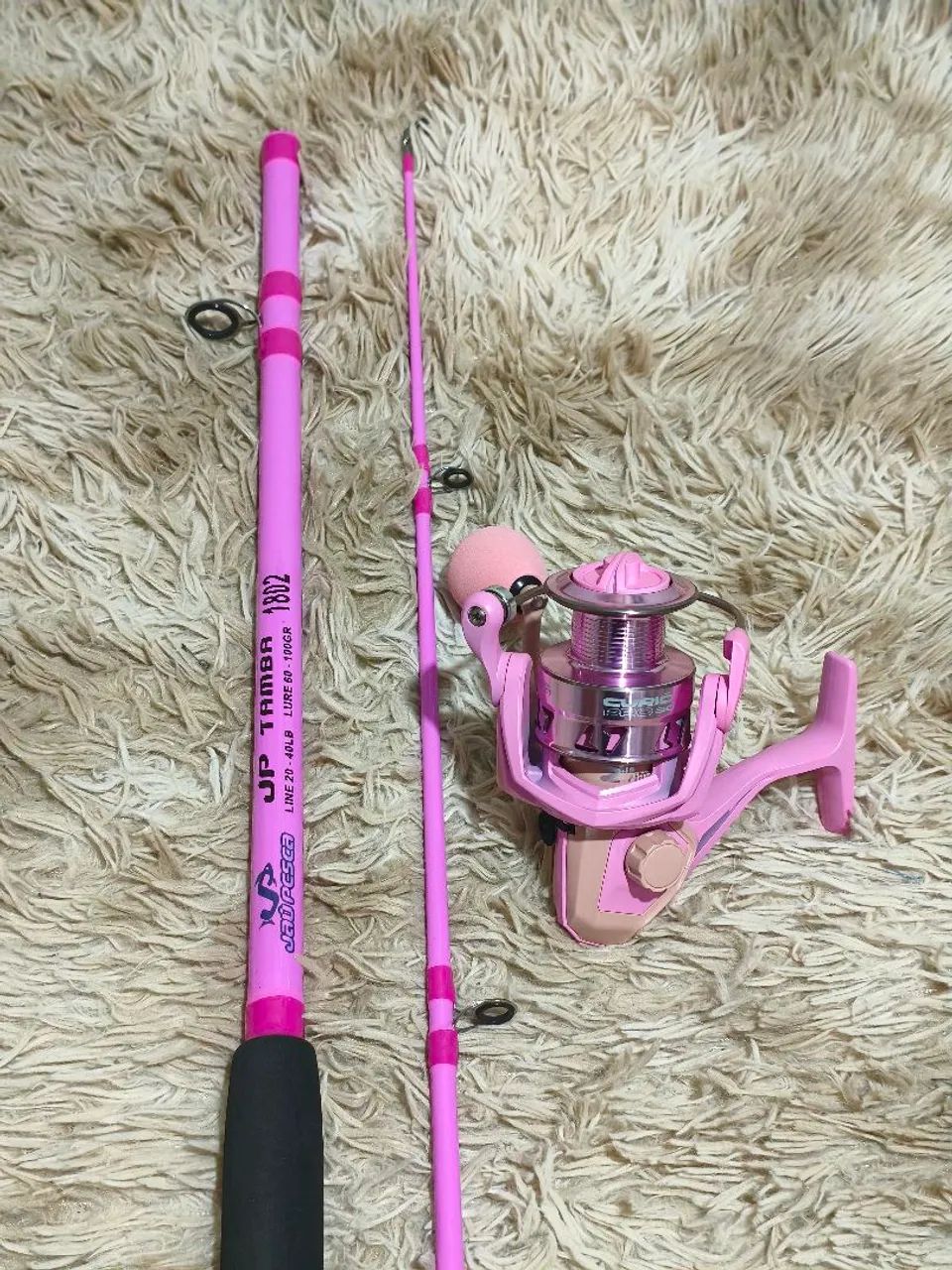 Vara de 1,80m com molinete  - Foto 2