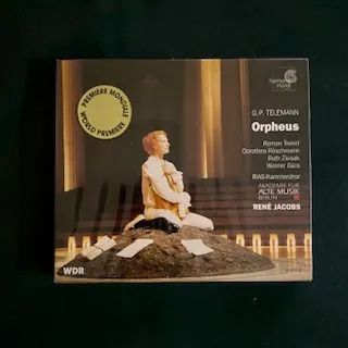 CD Duplo made in Germany: Ópera Orpheus-Georg Philipp Telemann