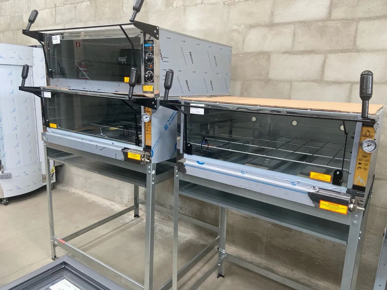 FORNO GUILHOTINA A GÁS 1 CÂMARA 95X95 FR/LAT - METALMAQ  - Foto 4
