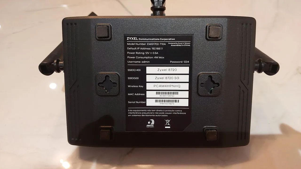 Roteador Wireless Zyxel AC750 Dual-Band EMG1702-T10A - Foto 4