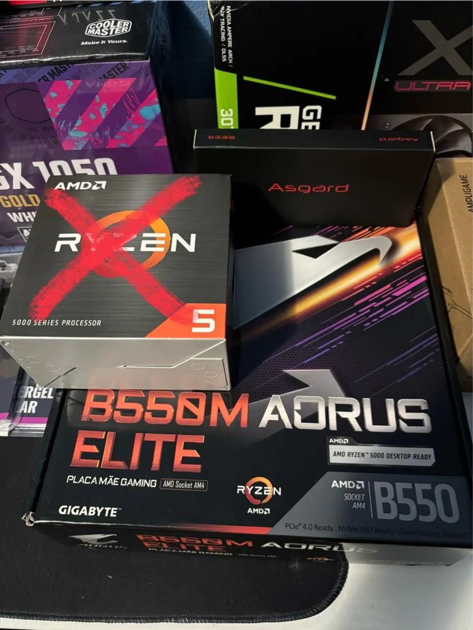 Placa mãe B550m Gigabyte Aorus Elite (Nova lacrada)