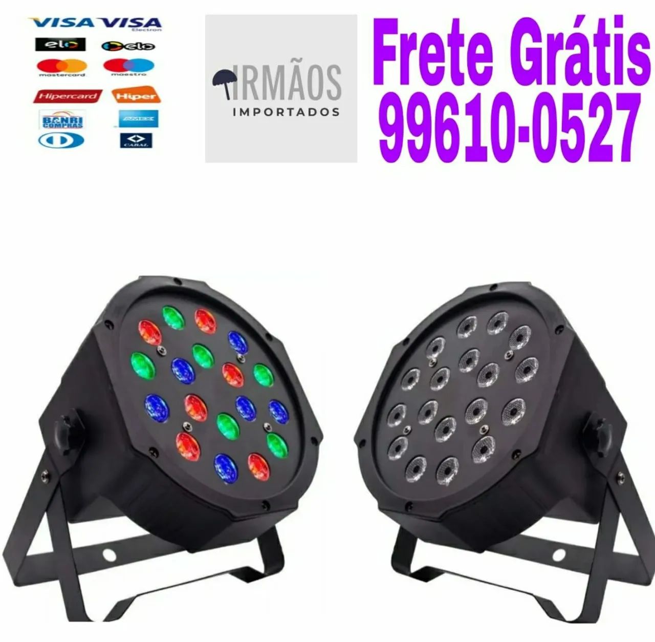 Canhão de Luz com 18 Leds