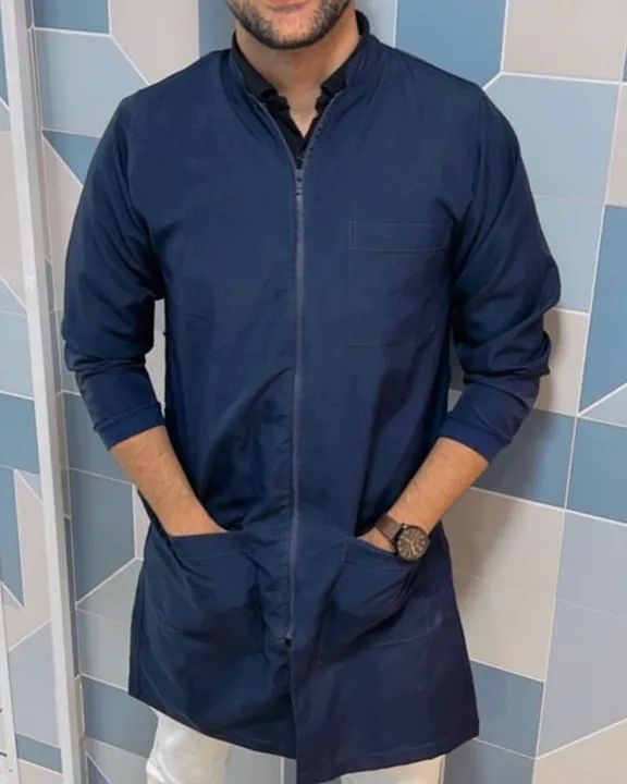 Jaleco Masculino Azul - Novo (P)