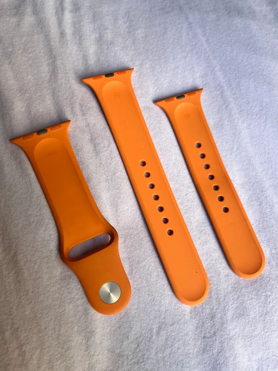 Pulseira Apple Watch original laranja 