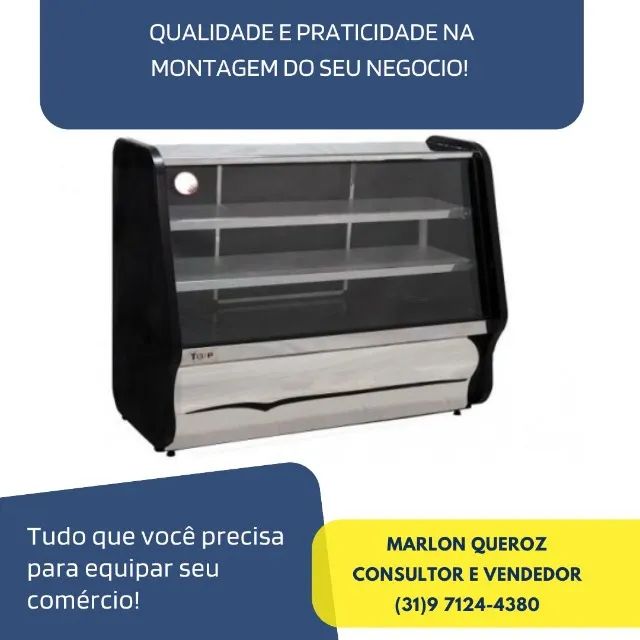 Balcão Refrigerado Ormifrio 1,25M Toop Black 220v