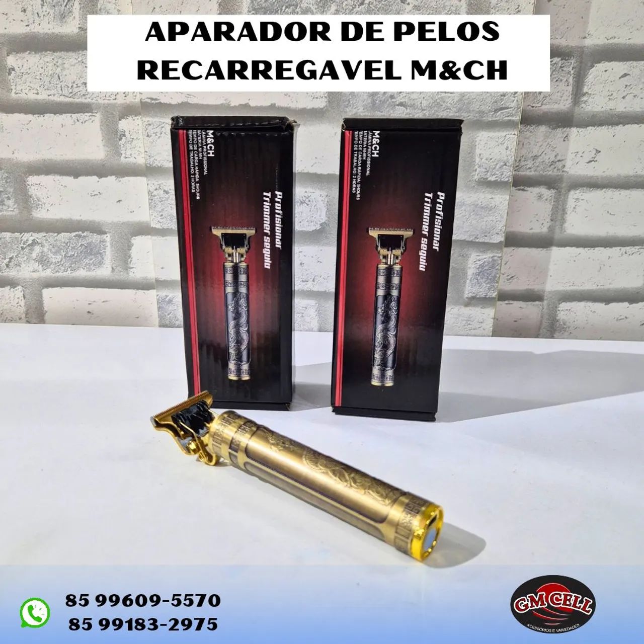 Aparador de pelos recarregável modelo k9