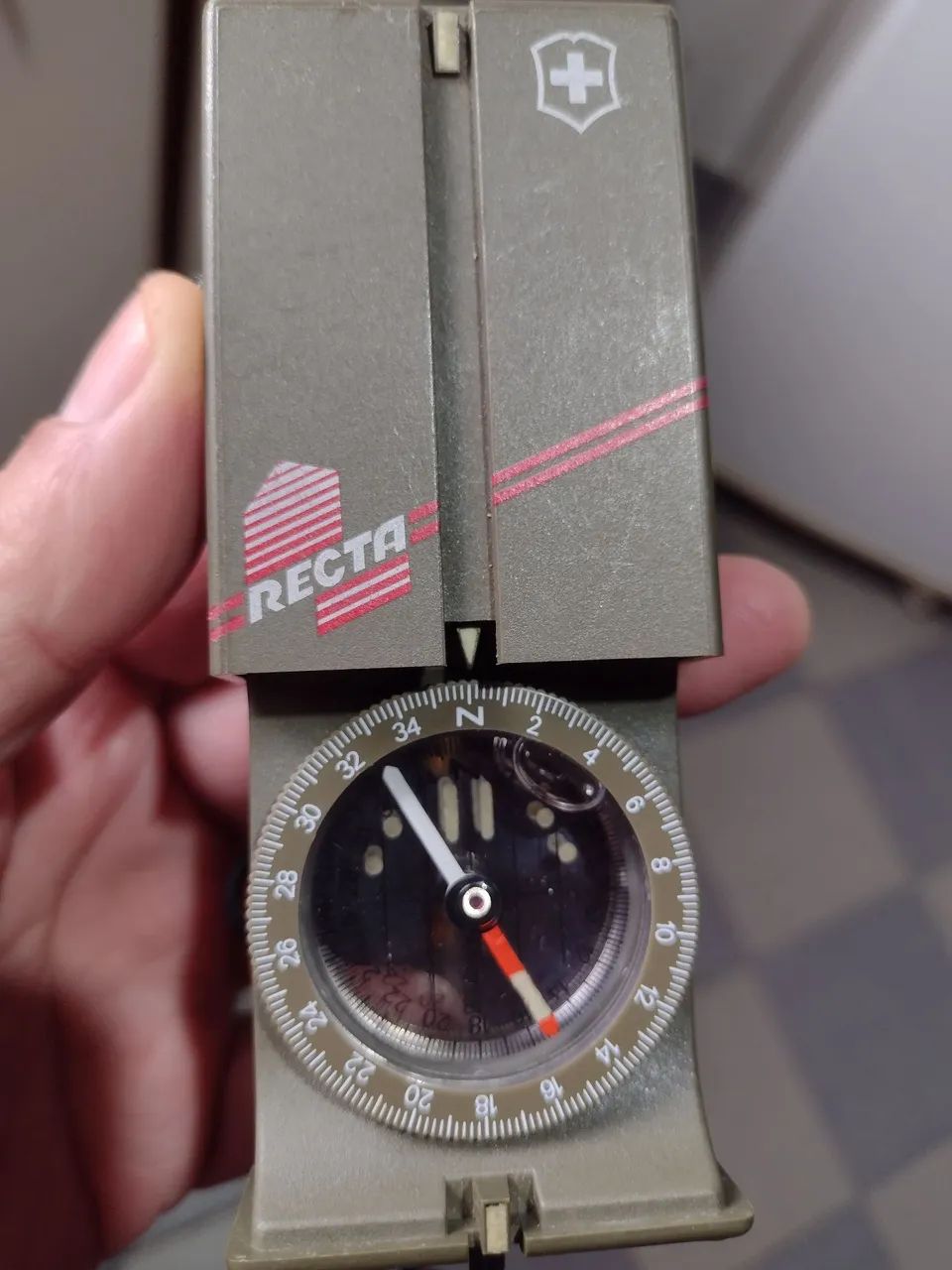 Bússola Recta Suíça DP-2 para Camping e Aventura - Foto 3