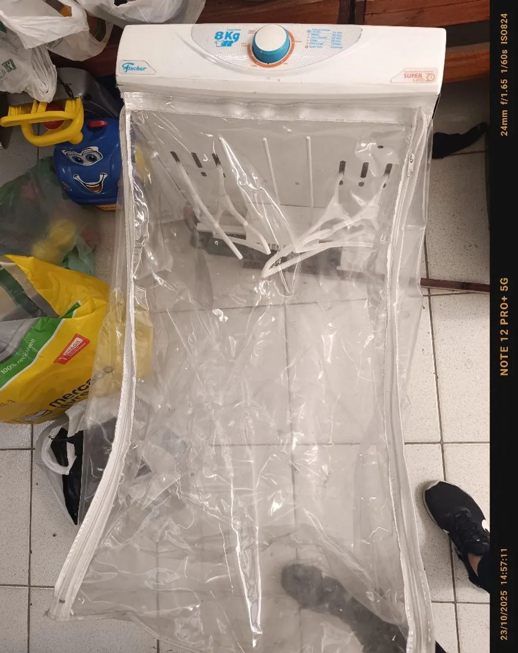 Secadora de roupas 8kg Fischer super ciclo - Foto 3