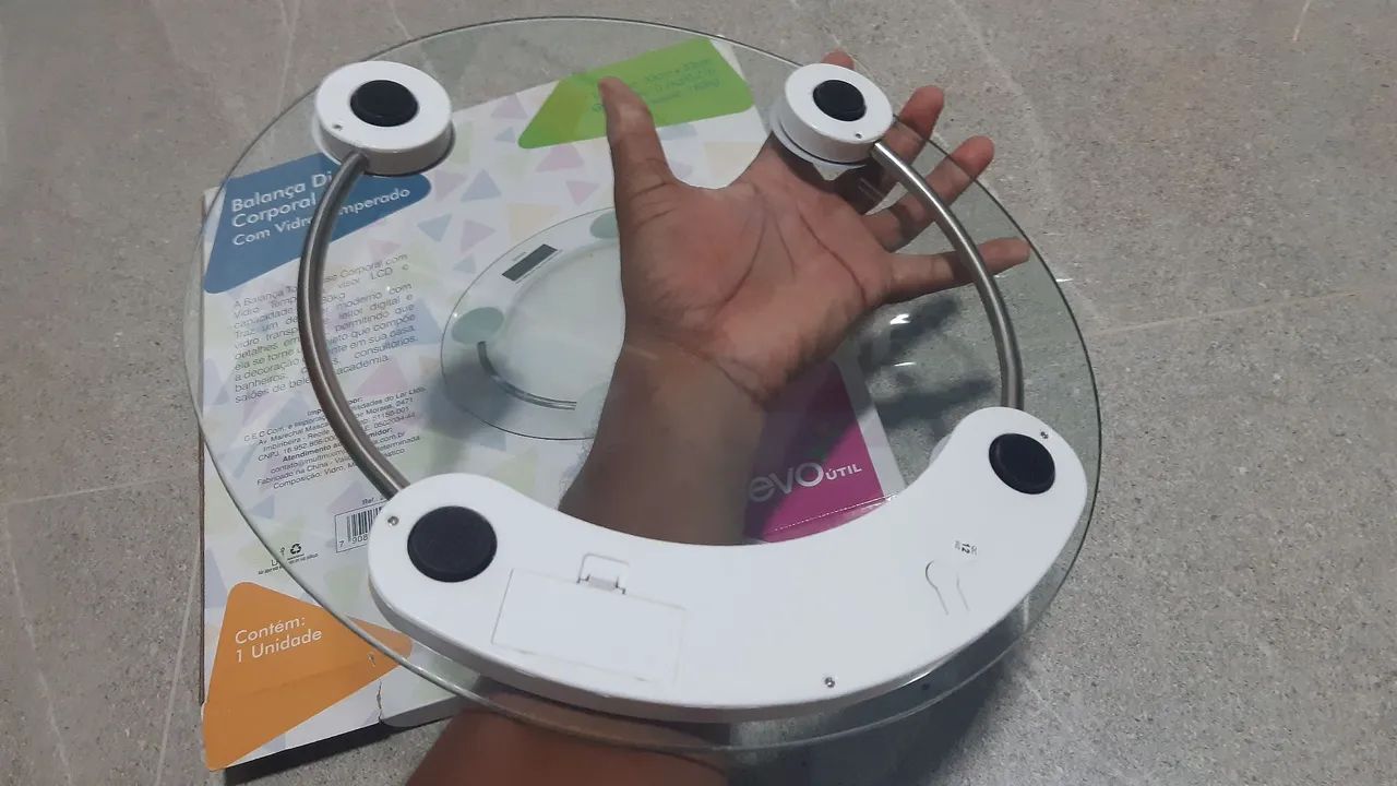 Balança Digital Corporal com Vidro Temperado - Foto 2