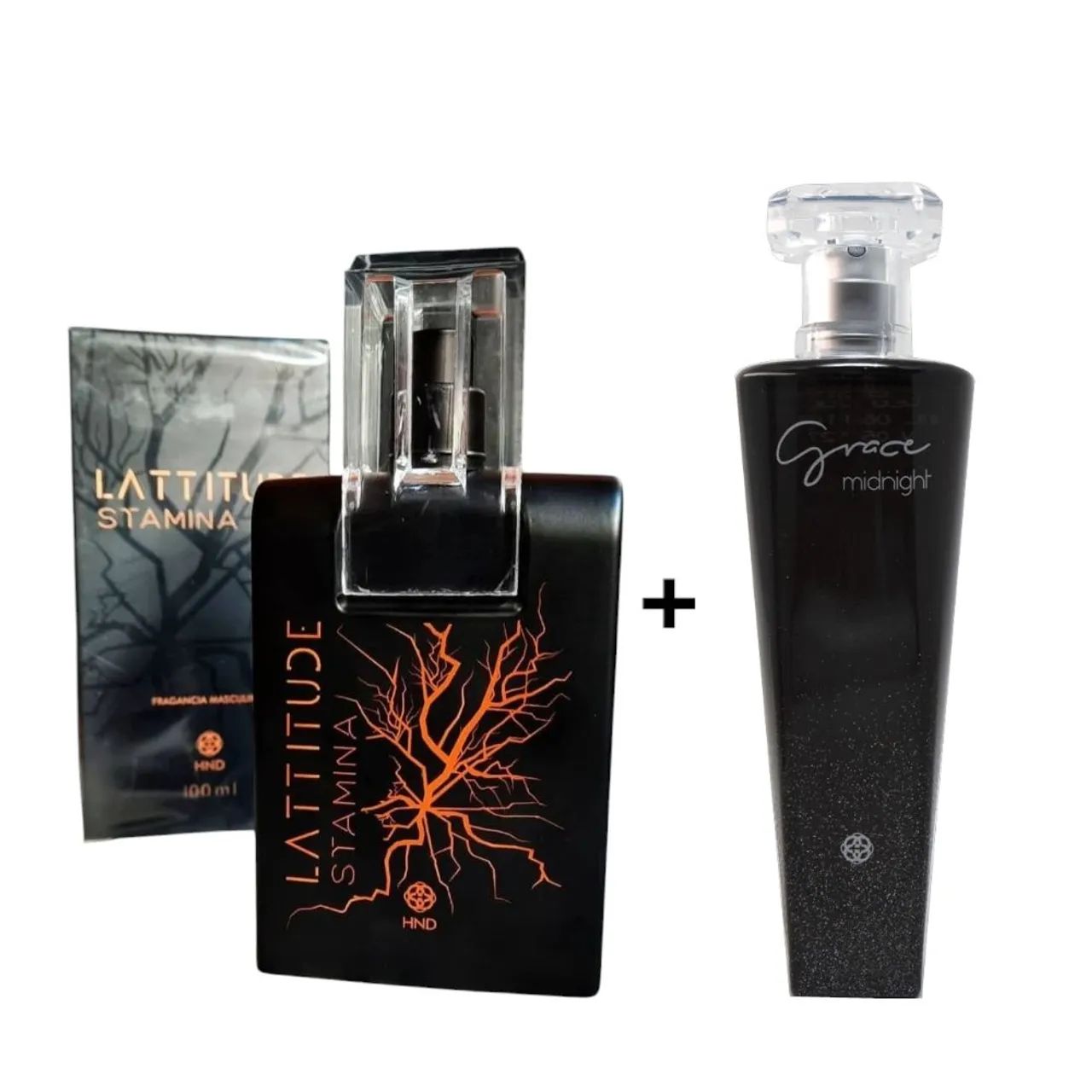 Kit de Perfumes Latitude Stamina e Grace Midnight