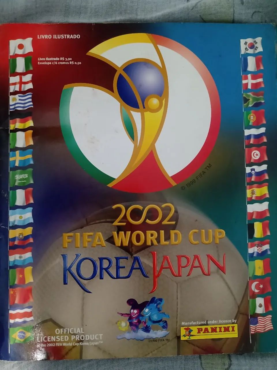 Álbum de figurinhas Copa do Mundo FIFA 2002 - Coreia/Japão(completo)