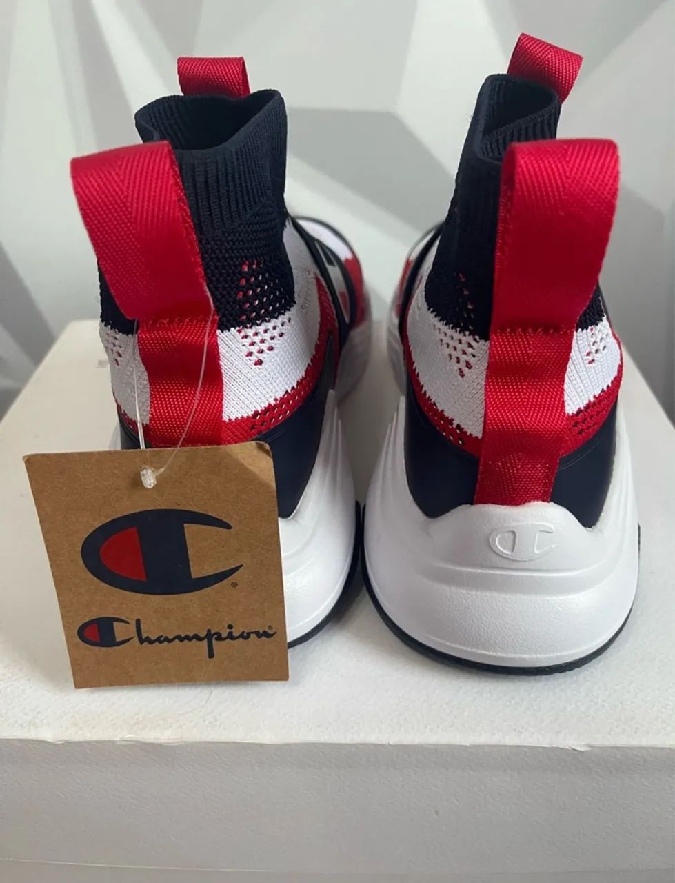 champion hyper future hi scarlet/navy - Foto 4