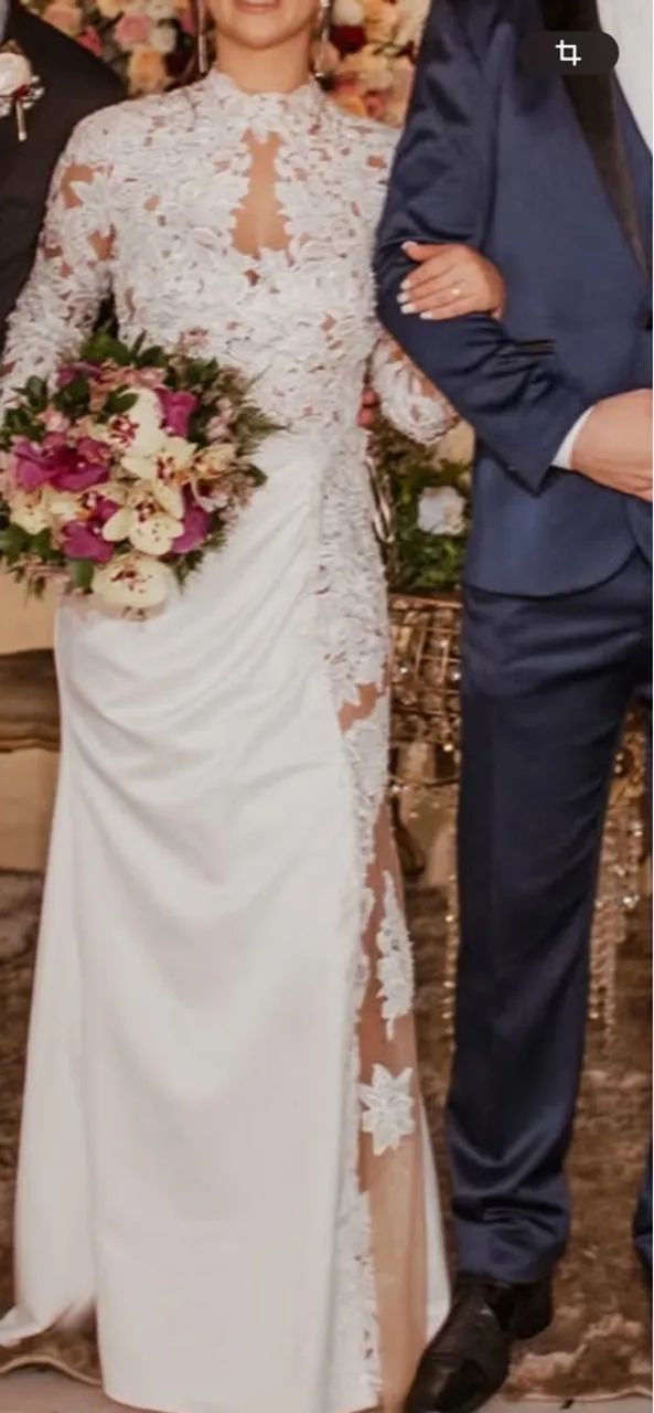 Vestido de Noiva Elegante