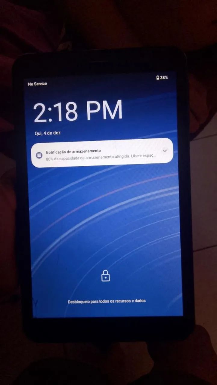 Tablet Multilaser somente com a tela travada - Foto 3